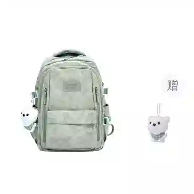 维多利亚旅行者 小熊印花大容量初高中大学生旅行通勤 尼龙 双肩包 常规 男女同款情侣款 印花