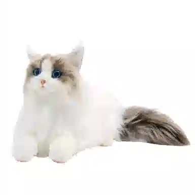 朵喵呦 仿真布偶猫毛绒可爱小猫咪公仔 安抚陪伴 玩偶周边