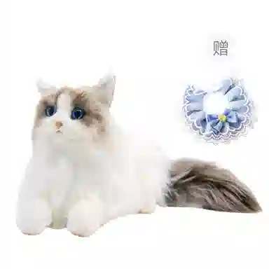 朵喵呦 仿真布偶猫毛绒可爱小猫咪公仔 安抚陪伴 玩偶周边