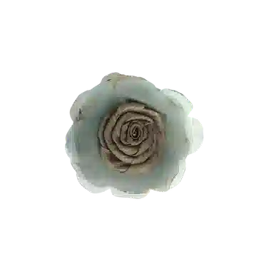 贯古今 墨绿色玫瑰花时尚鲨鱼后脑勺高级感盘 布艺 发夹 女款