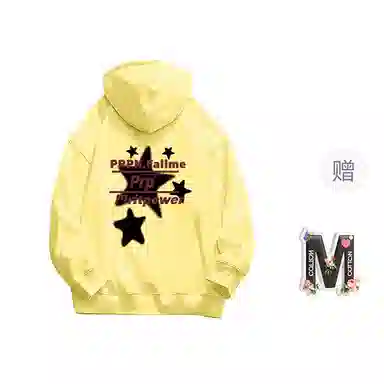 棉购 美式复古连帽宽松小众潮流卫衣 男女同款