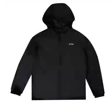 LiNing Logo Print Hooded Jacket