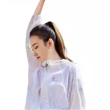 探路者 纯色轻薄透气速干连帽防晒衣 女款