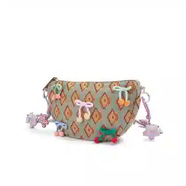 雅诗兰黛【定制化妆包】小花 幻彩樱桃 甜美 清新 梦幻 少女心 公主风 约会 通勤 复古凌格帆布化妆收纳包 便携