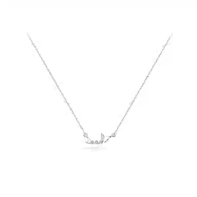 【纯银999 | 蝴蝶】 六桂福珠宝 小众设计经典百搭高级感学生日常简约精致轻奢通勤极简约会温柔气质可调节#好运 足银 项链 女款