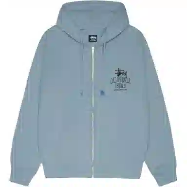 Stussy FW25 SS25 CALI GROWN ZIP HOODIE logo