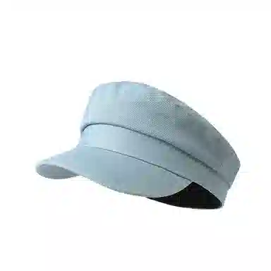 氧气樱桃 老钱风水洗复古平顶纯色八角日系高级百搭牛仔 棉 帽子 男女同款情侣款