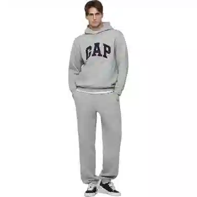 GAP Heavyweight Fleece Logo Hoodie
