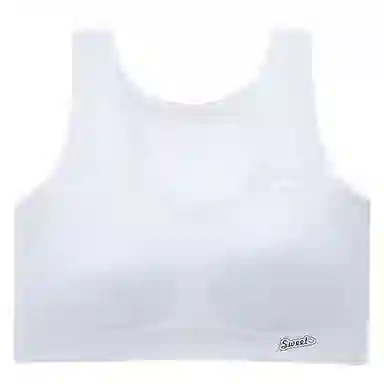 二三二三 亲肤柔软运动外穿薄款呼吸感防下垂无痕舒适侧收副乳纯色美背时尚百搭运动甜美简约无钢圈文胸 女款