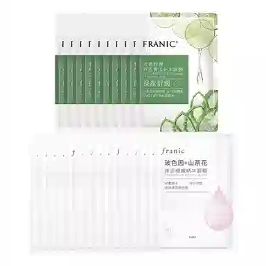 法兰琳卡 山茶花黄瓜面膜套装 保湿补水 干性肤质