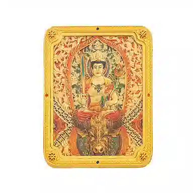 【正财偏财滚滚来】 千桐 诸事顺利 新中式国潮复古唐卡  光速上岸#好运 合金 挂件 男女同款情侣款