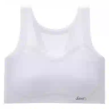 二三二三 亲肤柔软运动外穿薄款呼吸感防下垂无痕舒适侧收副乳纯色美背时尚百搭运动甜美简约无钢圈文胸 女款