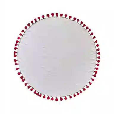 北极绒 爆款【成品】潮流时尚圆形手工花束毯浪漫多功能盖毯 腈纶 披肩 男女同款情侣款