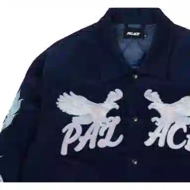 PALACE FW22 Double Dragon Tour Jacket Navy Logo