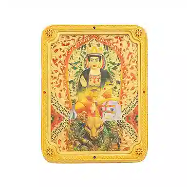 【正财偏财滚滚来】 千桐 诸事顺利 新中式国潮复古唐卡  光速上岸#好运 合金 挂件 男女同款情侣款