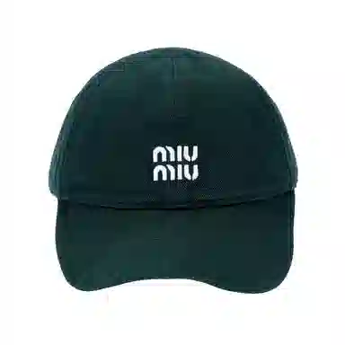 Miu Miu Denim Logo Cap