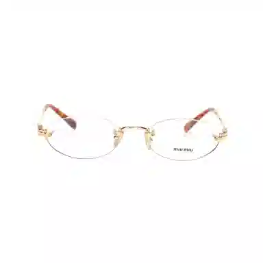 Miu Miu Optical Frame Gold