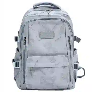 维多利亚旅行者 小熊印花大容量初高中大学生旅行通勤 尼龙 双肩包 常规 男女同款情侣款 印花