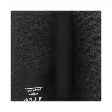 Louis Vuitton x Takashi Murakami Passport Holder Black Multicolor