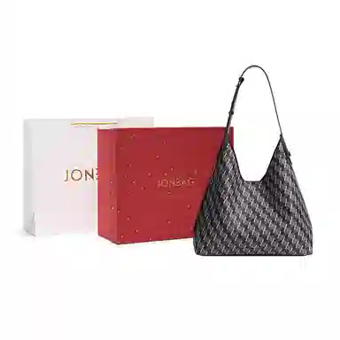 JONBAG PVC Shoulder Bag Black