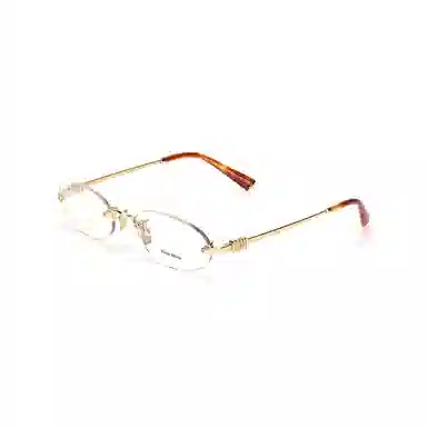 Miu Miu Optical Frame Gold