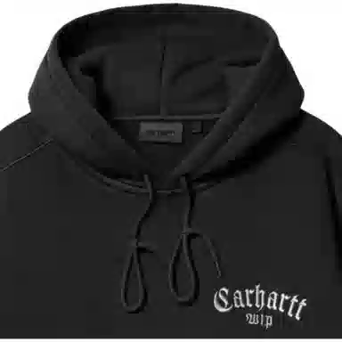 Carhartt WIP Hooded Onyx Script Sweatshirt
