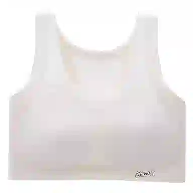 二三二三 亲肤柔软运动外穿薄款呼吸感防下垂无痕舒适侧收副乳纯色美背时尚百搭运动甜美简约无钢圈文胸 女款