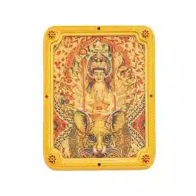 【正财偏财滚滚来】 千桐 诸事顺利 新中式国潮复古唐卡  光速上岸#好运 合金 挂件 男女同款情侣款