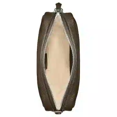 Montblanc Grain Leather Shoulder Bag Khaki Green