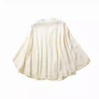 北极绒 复古文艺百搭春秋薄款时尚开衫外搭出游拍照 涤纶 披肩 女款