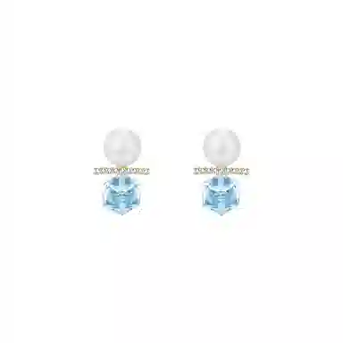 芒果饰品 方糖 轻奢小众高级感气质大气耳饰独特绝美 铜 耳环 女款