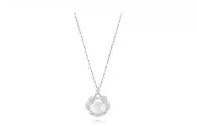 牧言 如意锁 轻奢精致新中式小众浪漫高级感 祥云闪耀招财纳福平安锁百搭妈妈女友锁骨链 日常百搭 好运 琉璃 项链 女款