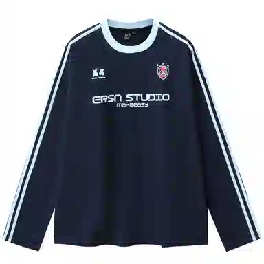 ER Jersey Streetwear Long Sleeve Tee