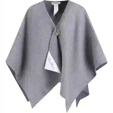 MaxMara Asymmetric Cape Cloak
