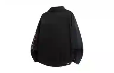 SOIEPLUS Romantic Rose Logo Denim Jacket