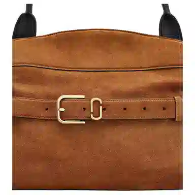 Marc Jacobs Dakota Suede Shoulder Bag Brown