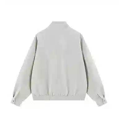 艾梵斯贝 美式复古潮流立领扎染高级感设计无性别主义高街风潮牌日常通勤百搭帅酷气质宽松休闲皮衣 男女同款