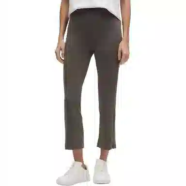 lululemon Ribbed Softstreme Zip-Leg High-Rise Cropped Pants 25"