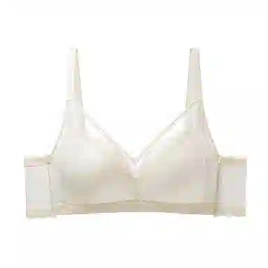 二三二三 透气吸汗蕾丝花边亲肤柔软聚拢塑型防下垂无痕舒适豹纹纯欲美背时尚百搭无钢圈可调节肩带文胸 女款