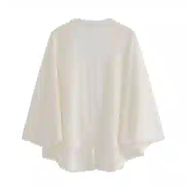 北极绒 春夏季百搭潮流时尚开衫针织上衣外搭氛围感出游拍照 聚酯纤维 披肩 男女同款情侣款