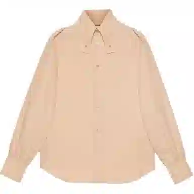 Gucci Single-Breasted Lantern Sleeve Shirt