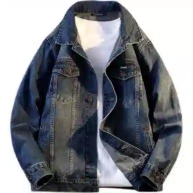 【dme】 春秋美式复古多袋时尚上衣秋季宽松百搭翻领潮牌休闲夹克牛仔外套 男女同款