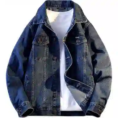 【dme】 春秋美式复古多袋时尚上衣秋季宽松百搭翻领潮牌休闲夹克牛仔外套 男女同款