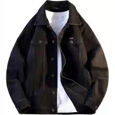 【dme】 春秋美式复古多袋时尚上衣秋季宽松百搭翻领潮牌休闲夹克牛仔外套 男女同款