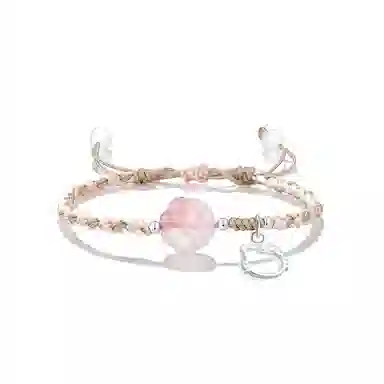 【足银999渐变猫咪】 京华录 小众轻奢百搭高级感八方来财节节高升吉祥如意诸事顺利可调节转运饰品#好运 琉璃 手绳 男女同款情侣款