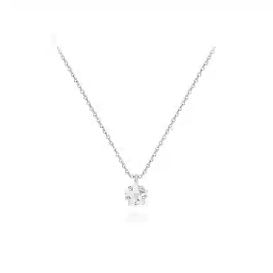 【纯银999 | 星光闪耀】 六桂福珠宝 经典百搭小众设计高级感学生日常简约精致轻奢通勤极简约会温柔气质可调节 足银 项链 女款