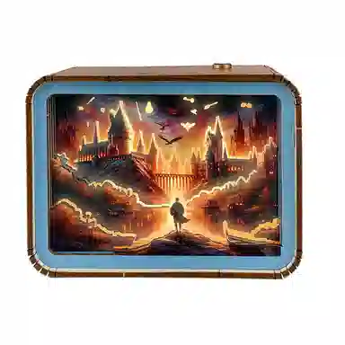 锦象鹤 木雕场景图 其他静态模型