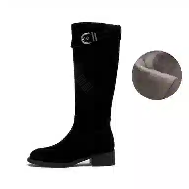 波尔谛奇 显瘦加绒舒适时尚 高筒靴 女款