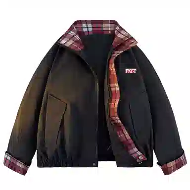 FKFT Plaid Logo Jacket