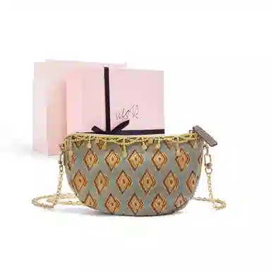 雅诗兰黛【定制化妆包】小花 金穗流苏 美式复古 浪漫 精致 优雅 华丽 约会 通勤 复古凌格帆布化妆收纳包 便携